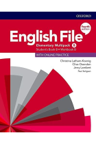 ENGLISH FILE A1 A2 ELEMENTARY MULTIPACK B FOURTH EDITION