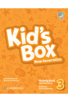 KID'S BOX NEW GENERATION ENGLISH FOR SPANISH SPEAKERS LEVEL 3 ACTIVITY BOOK WITH
