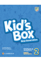 KID'S BOX NEW GENERATION ENGLISH FOR SPANISH SPEAKERS LEVEL 2 ACTIVITY BOOK WITH
