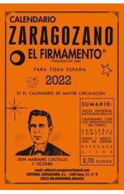 CALENDARIO ZARAGOZANO 2022.